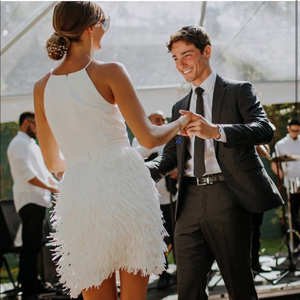 Aidan Maddox fringe dress